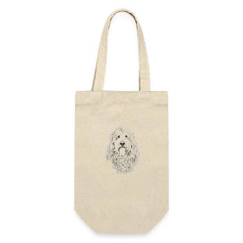 Bergamasco Shepherd Dog Shepherd Bergamasco Dog - Gift Bag for Bottles - nature - Front