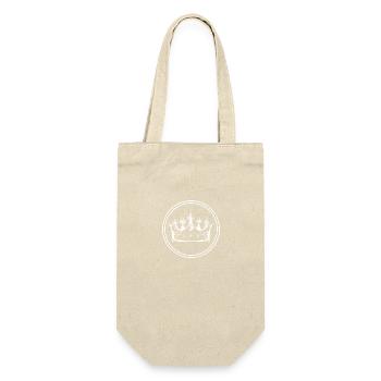 Crown Silhouette - Gift Bag for Bottles - nature - Front