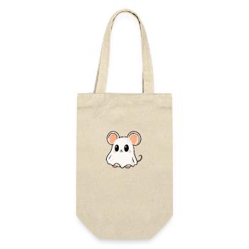 Mouse Halloween Funny Ghost - Gift Bag for Bottles - nature - Front