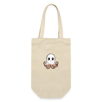 Octopus Halloween Funny Ghost - Gift Bag for Bottles - nature - Front
