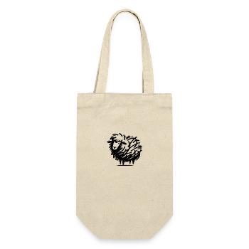 Dessin de mouton ludique dessin animé dessin au trait - Sac à bouteille - nature - Devant