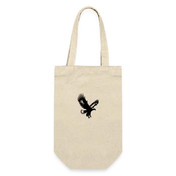 Golden Eagle Sailing on Wide Wings - Gift Bag for Bottles - nature - Front