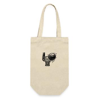 Basketball hoop with basketball - Gift Bag for Bottles - nature - Front