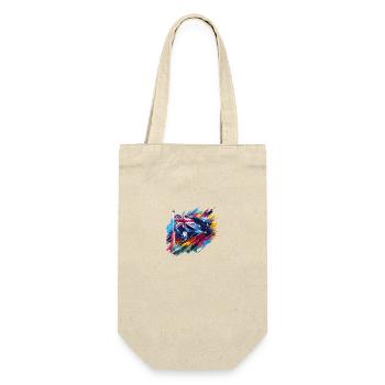 Australian flag in colours - Gift Bag for Bottles - nature - Front