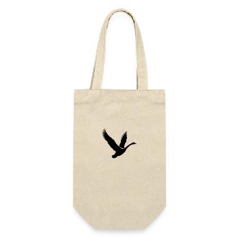 Elegant Flying Swan - Gift Bag for Bottles - nature - Front