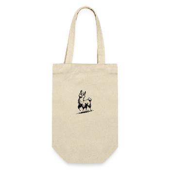 Sweet Llama Kids Style - Gift Bag for Bottles - nature - Front