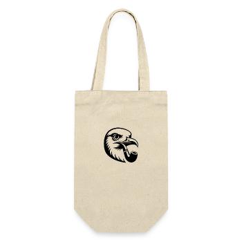 Nordic Seagull Art with Whistle in Cartoon Style - Gift Bag for Bottles - nature - Front