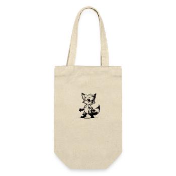 Clever Fox Sly Fox Croquis de dessin - Sac à bouteille - nature - Devant