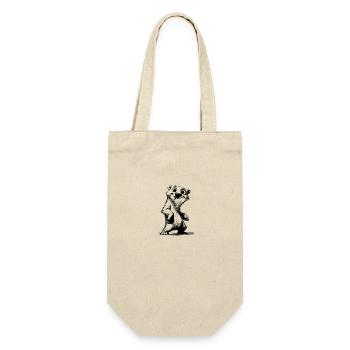 Cuteness Meets Pencil Polar Bear Sketch - Gift Bag for Bottles - nature - Front