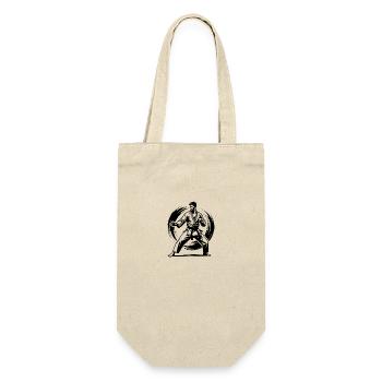 Perfect Karate Pose Masterful Martial Art - Gift Bag for Bottles - nature - Front