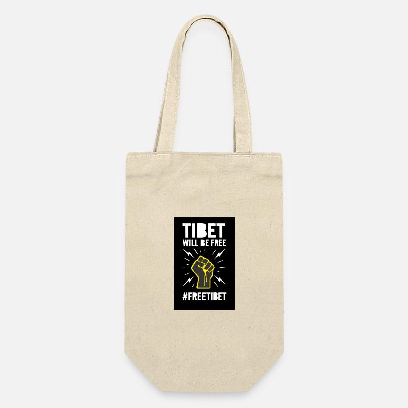 Le Tibet sera libre. Conception de protestation. - Sac à bouteille - nature