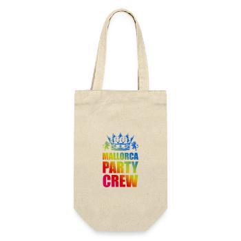 Mallorca Party Crew Saying - Gift Bag for Bottles - nature - Front
