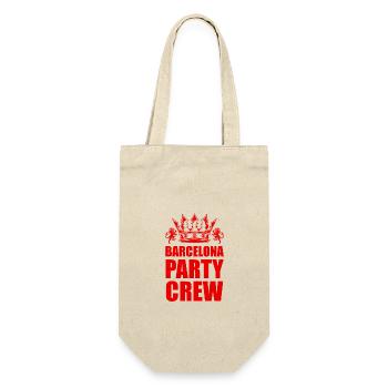 Barcelona Party Crew Tour - Gift Bag for Bottles - nature - Front