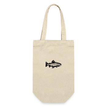 Rainbow Trout - True-to-life predatory fish design - Gift Bag for Bottles - nature - Front