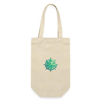 BTSC | Mental Awareness Star - Geschenkbeutel für Flaschen - Natur - Vorne