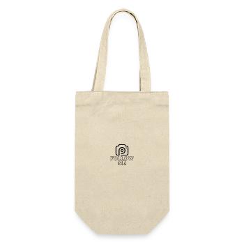 Follow Me - Geschenkbeutel für Flaschen - Natur - Vorne