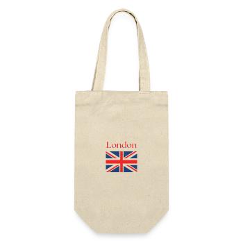 J aime Londres Drapeau UK - Sac à bouteille - nature - Devant