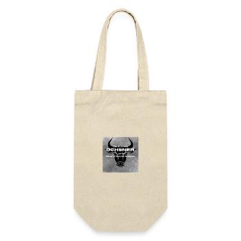 Last name Ochsner - Gift Bag for Bottles - nature - Front