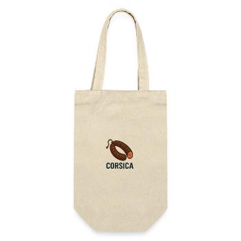 Figatellu, Korsika - Geschenkbeutel für Flaschen - Natur - Vorne