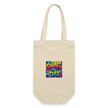 Swag My Day Graffiti Splash - Gift Bag for Bottles - nature - Front
