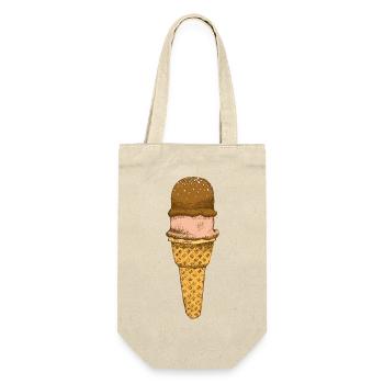 Sommer - Geschenkbeutel für Flaschen - Natur - Vorne