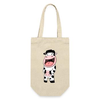 Cow laughs - Gift Bag for Bottles - nature - Front