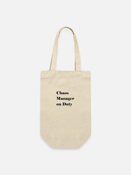 Chaos Manager - Geschenkbeutel für Flaschen - Natur