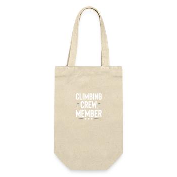 Climbing Crew - Geschenkbeutel für Flaschen - Natur - Vorne