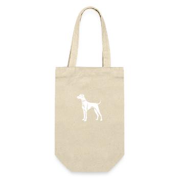 Silhouette de chien dogue allemand - Sac à bouteille - nature - Devant