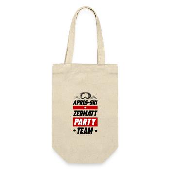Après Ski Zermatt Party Team - Gift Bag for Bottles - nature - Front