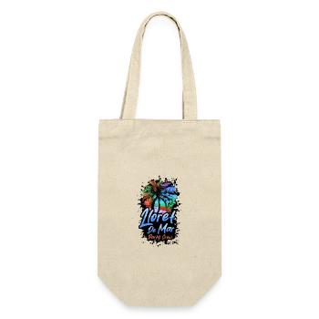 Lloret De Mar Party Crew Urlaub - Geschenkbeutel für Flaschen - Natur - Vorne