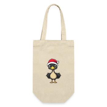 Bouquet Christmas Cute - Gift Bag for Bottles - nature - Front