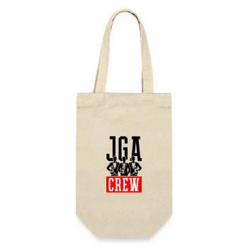 Jga Crew Bräutigam Team - Geschenkbeutel für Flaschen - Natur - Vorne