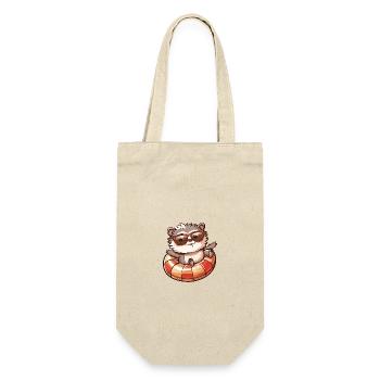 hérisson bande dessinée cool - Sac à bouteille - nature - Devant