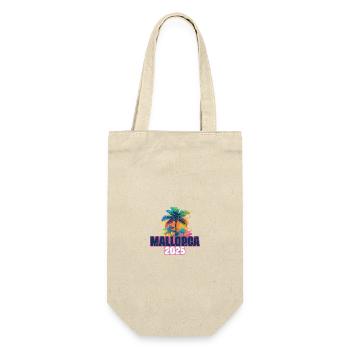 Mallorca 2025 Holiday Palm Trees - Gift Bag for Bottles - nature - Front