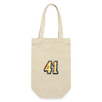 41 Zahl symbol - Geschenkbeutel für Flaschen - Natur - Vorne