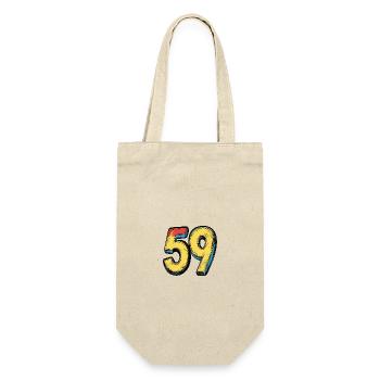 59 Number Symbol - Gift Bag for Bottles - nature - Front