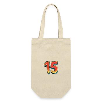 15 Symbole numérique - Sac à bouteille - nature - Devant