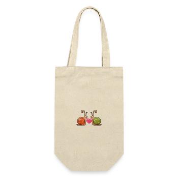 Snail Couple Valentine's Day - Gift Bag for Bottles - nature - Front