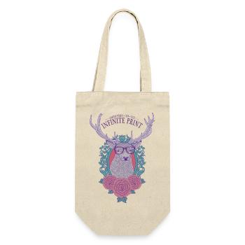 Hipster Deer - Gift Bag for Bottles - nature - Front
