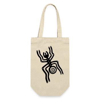 Les lignes de Nazca, l'araignée - Sac à bouteille - nature - Devant