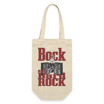 Bock auf Hardrock - Geschenkbeutel für Flaschen - Natur - Vorne