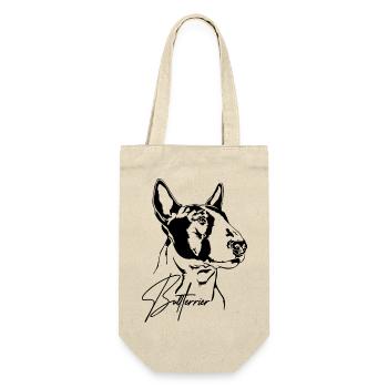 BULL TERRIER Chiens Portrait Chien Wilsigns - Sac à bouteille - nature - Devant