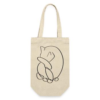 Cat - Gift Bag for Bottles - nature - Front