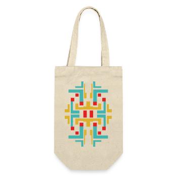 Abstract color art - Gift Bag for Bottles - nature - Front