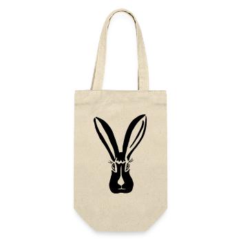 Year of the Rabbit 2023 - Geschenkbeutel für Flaschen - Natur - Vorne
