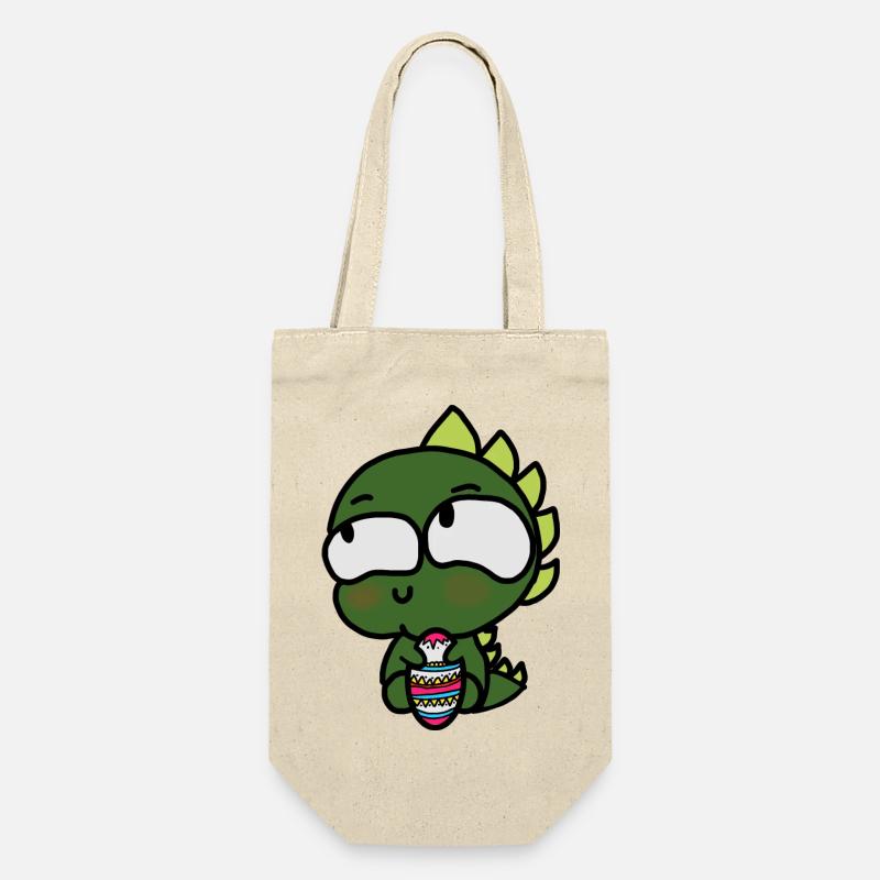 Easter dino - Gift Bag for Bottles - nature