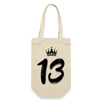 13 crown - Gift Bag for Bottles - nature - Front