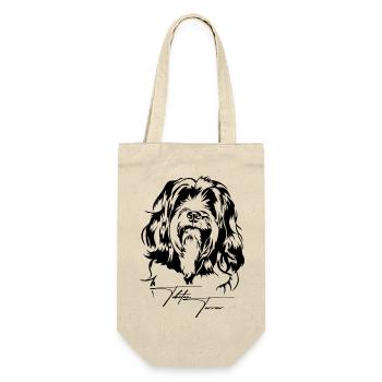 Tibetan Terrier Portrait Dog Portrait Wilsigns - Gift Bag for Bottles - nature - Front