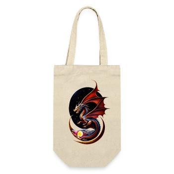Night Dragon - Gift Bag for Bottles - nature - Front